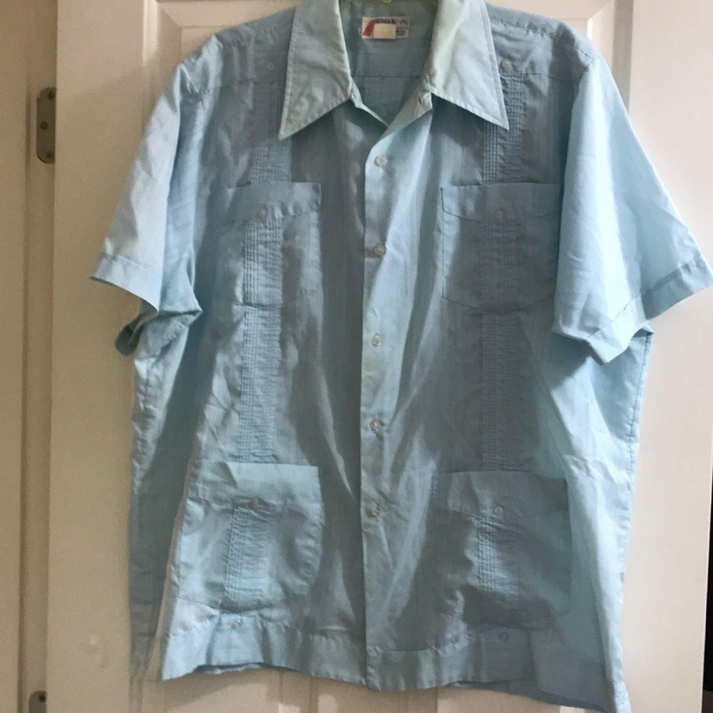 Vintage Mens Italian Cabana Wear Shirt